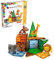Magna-Tiles Safari Animals 25-Piece Set - 3D magnetic building tiles, Clear Colors