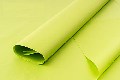 Farbiges Seidenpapier/Geschenkpapierbögen (50,8 x 76,2 cm), erhältlich in 10er/25er- und 50er-Jahre-Limettengrün, 25 Stück