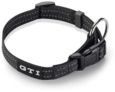 Volkswagen 1H4087632 Hundehalsband GTI Design, schwarz