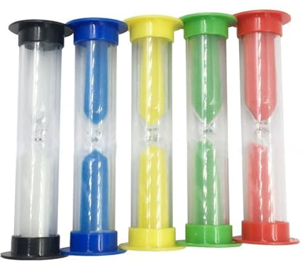 Sablier coloré avec minuterie précise pour la maison, outil pratique pour la gestion du temps en tout lieu