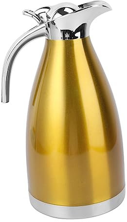 Amosfun 1pezzi Bottiglia Termica Isolata in Acciaio 304 Doppia Parete Capacità Termometro Adatta Per Casa Ufficio e Viaggio Salubre e Sicura