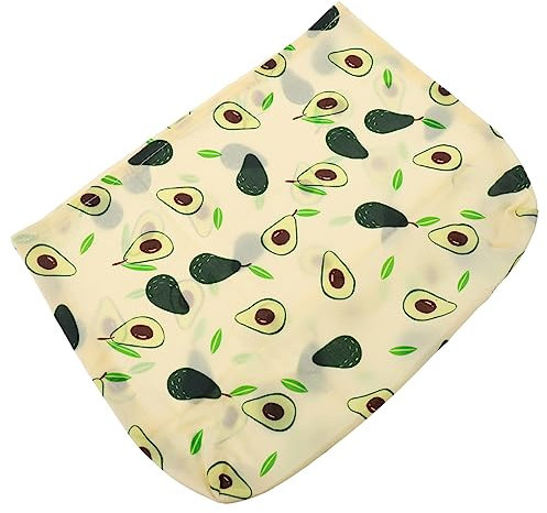 Ipetboom Beeswax Fresh-Keeping Bag Cotton Cloth Food Storage Reusable Beeswax Food Wrap for Fruit Storage Washable