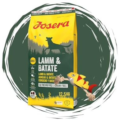 Warnick´s Tierfutterservice - Hundefutter - Josera Exclusive Lamm & Batate - Getreidefreies Premium-Hundefutter -Trockenfutter 12,5 kg