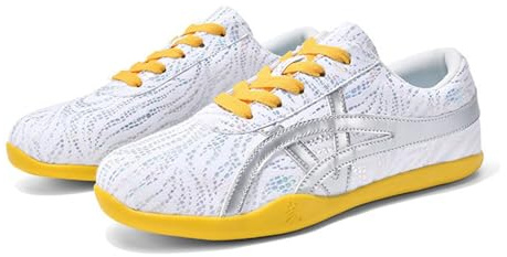 KANLVU Tai Chi Shoes Women Durable Breathable Design Kung Fu Shoes Men with Soft Sole, Professional Training Shoes for Martial Arts & Daily Activities