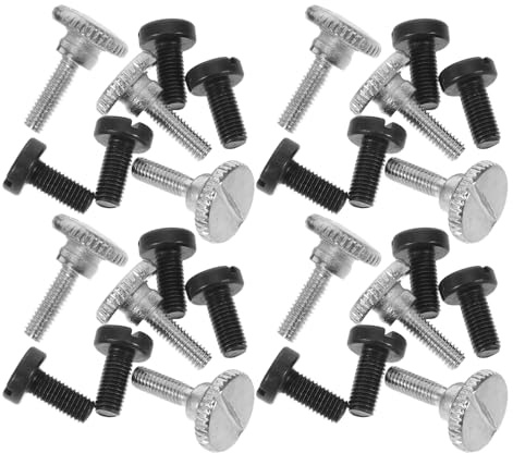 Veemoon Kit Viti per Macchina da Cucire 60 Pezzi con Viti a Testa Zigrinata e Ganci di Posizionamento in Metallo Set Ricambi per Piedino Premistoffa Accessori Riparazione Cucito