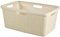 Curver Wäschekorb Jute 46 l, Beige, 70% recycelt