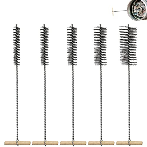 5 Pcs Edelstahl Lochbürsten Reinigungsbürste,Bohrlochbürste,Bohrlochbürsten Set, für Schlagbohrmaschinen,Effiziente Bohrlochreinigung(8/12/16/20/25mm)