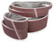 Klingspor Schleifbänder 100 x 610 mm Schleifband Set je 1x Korn Körnung 40/60/80/120/180 für Bandschleifer Schleifmaschine, zum Schleifen, Feilen, Schärfen und Entrosten (5 Stück)