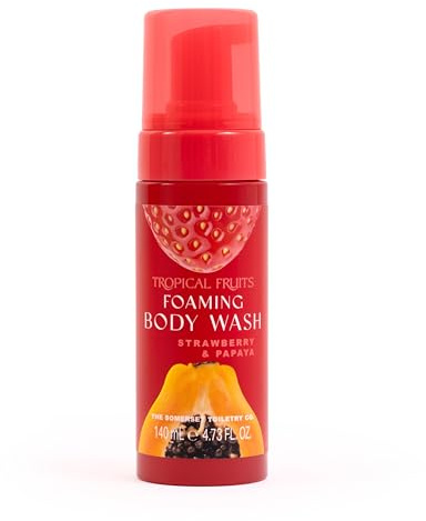 Tropical Fruits Strawberry and Papaya Foaming Body Wash 140ml