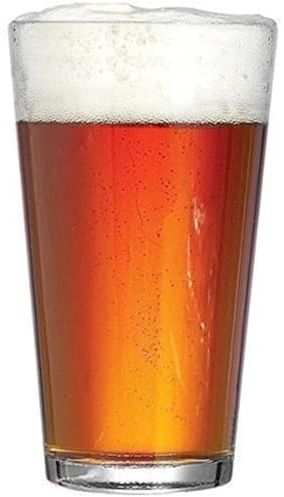 Arcoroc Conique/Conical 20 oz (57 cl) Tempered Glasses – Pack of 4 Durable Pub-Style Tumblers, Fully Toughened Large Drinking Glasses