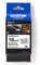 Brother TZe-FX241 Labelling Tape Cassette, Black on White, 18mm (W) x 8M (L), Flexible ID, Brother Genuine Supplies