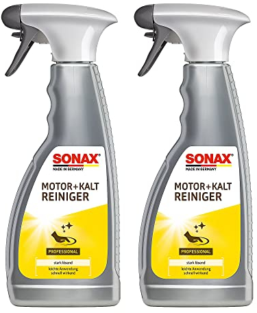 2x 500ml SONAX MOTOR- & KALTREINIGER MOTORREINIGER KALT MASCHINEN REINIGER