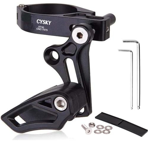 CYSKY Guía de Cadena de Bicicleta Protector de Cadena de Bicicleta de MTB de Montaje Directo 7075 Aleación de Aluminio para la mayoría de Bicicletas de Carretera Bicicleta de montaña