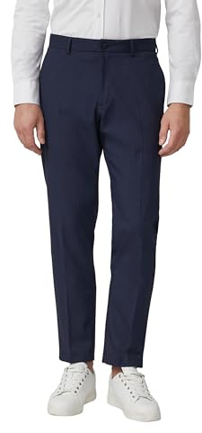 s.O Pure: Pantaloni in Lana, Blu Navy, 52