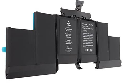 Laptop Battery Replacement with Screwdriver, 8755mAh Laptop Battery for OS X Laptop A1398 and A1618, 99.5Wh Circularly Charging Multiple Protection Battery