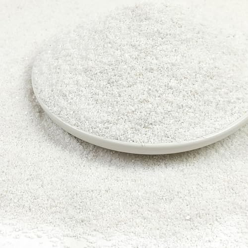 YISZM Aquarium Sand, 2lbs White Fish Tank Sand, Aquarium Gravel Substrate for Aquascaping, Vivariums, Terrariums, Plants and Crafts