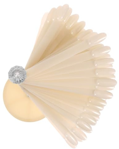 Homoyoyo Présentoir à Ongles Avec Bâtonnets Fournitures Pour Ongles Pratique Et Entraînement Au Nail Art