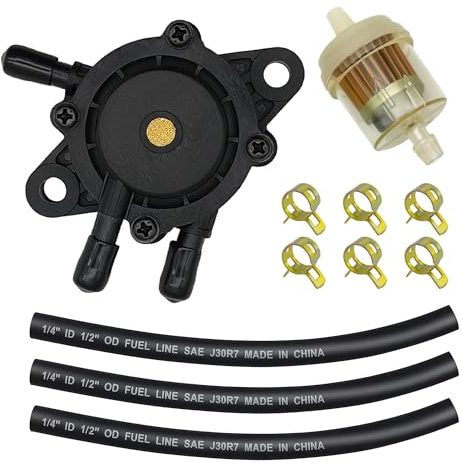 Strongthium Bränslepump med filter och slang för Kohler, Kawasaki, Honda, Briggs och Stratton, Cub Cadet, MTD