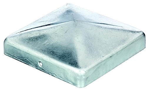 Alberts 205881 Pfostenkappe für Holzpfosten | flache Form | feuerverzinkt | 120 x 120 mm