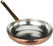 Pentole Agnelli ALCU111B32 Sartén de mano lisa de cobre estañado con mango tubular, 32 cm
