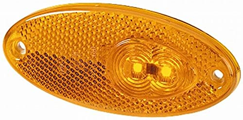 HELLA 2PS 964 295-067 Seitenmarkierungsleuchte - LED - 12V - Anbau - Lichtscheibenfarbe: gelb - Kabel: 500mm - links/rechts - Menge: 80