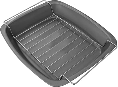 Samuel Groves 37cm Meat Roasting Pan & Rack Non Stick, Made in England