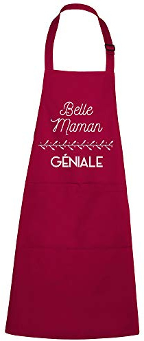 Tip Top Tshirt Tablier - Belle maman Géniale - Bordeau