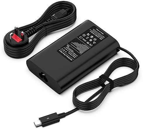 65W USB C Charger Compatible With Dell Latitude 5420 7420 5520 7410 7320 7310 7210 7390 5285 5289 5290 5410 9410 9510, XPS 13 9350 9360 9370, XPS 12, Chromebook Laptop Power Supply Adapter