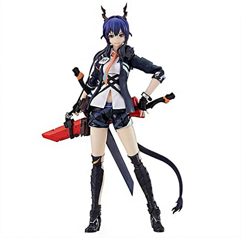 Xinchangda Arknights Chen actionfigurer anime vacker flicka karaktär samlarmodell staty PVC skrivbordsdekorationer gåvor
