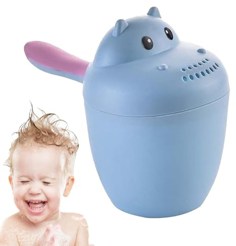 Enjuagador de baño para bebés | Vaso de enjuague de champú para - Taza de baño para bebés Taza de enjuague de cabello de bebé Taza de champú para bebé para viaje a casa