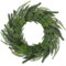 CWOQOCW Künstliche Tannengrüne, Zypressen-Girlande, Norfolk-Kiefergirlande für drinnen und draußen, Weihnachten, Tisch, Kamin, Wand, Zuhause (150 cm)