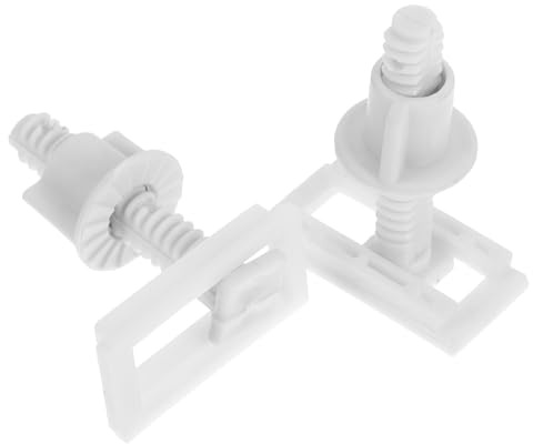 HONITANO 2 piezas Kit de Tornillos de Expansión para Tapa Wc de Plástico y Goma Montaje Rápido y Seguro para Asiento de Inodoro Accesorios Duraderos y Fáciles de Instalar
