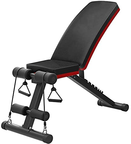 träningsbänk, Hantelbänk Gym Liggbräda Fitnessklubbsutrustning Hemma Magbräda Multifunktionell Bänkpress Dubbelfällbar