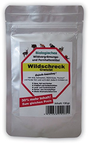 Wildschreck Granulat 10285 - biologisches Wildvergrämungs- und Fernhaltemittel 130g