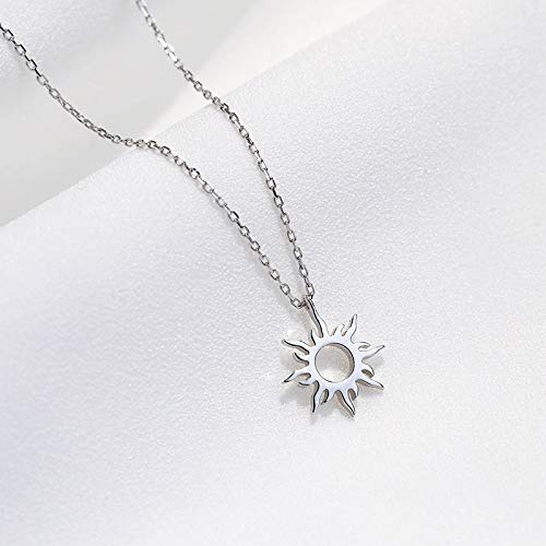 925 Sterling Silver Clavicle Chain Necklace Girl Girls Simple Exquisite Smycken Gift Sn2433