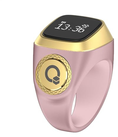 Anelli intelligenti da donna, contatore digitale ricaricabile, clicker intelligente | anello elettronico multifunzione, display ad alta precisione, design leggero regolabile per meditazione, preghiere