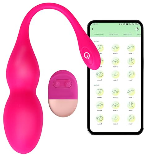 Trustown APP Egg Vibrator Vibrating Bullet Remote Control Wearable G-spot Stimulation Soft Silicone Waterproof Rechargeable Adult Sex Toys for Women and Couples