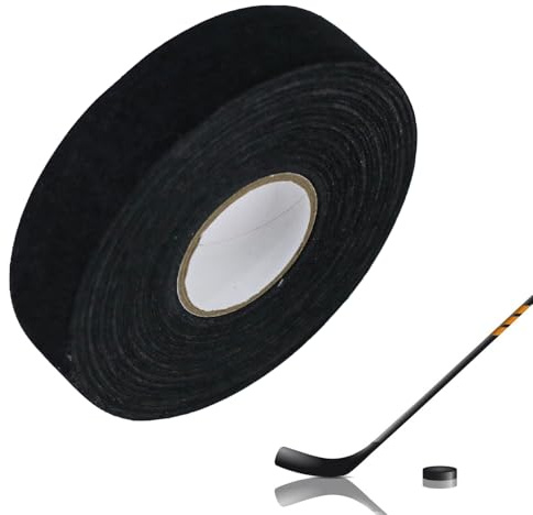 Generisk hockeyklubba tejp – 25 meter x 2,5 cm sportutrustning greppband – halkfritt vattentätt greppband för tennisracket – för hockey baseboll softball klubba golfklubb