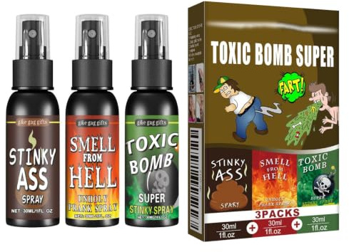 Stink Spray Extra Stark Extra Stark Portabel Skämt Leksak Stjärt Spray | Tokroliga Och Konstiga Leksaker För Barn, Pojkar, Vuxna, Skola, Halloween, Kontor, Fester, Aprilskämt, Resor, Skrämma, Lura