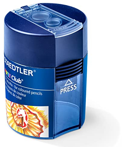 STAEDTLER 512 002 Doppelspitzdose Noris Club, Rund, Anspitzer