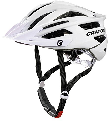 Cratoni Agravic Casque de vélo L-XL Blanc Brillant