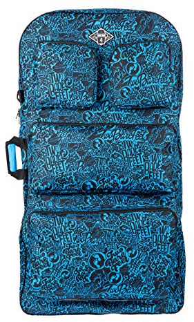 Two Bare Feet 44 Bodyboard Carry Bag – Heavy Duty, Padded Shoulder Straps, Sturdy Side Handle, Durable Zippers, Travel & Beach Ready – Multiple Colours, Multiple Sizes