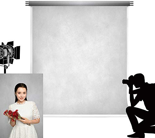 Kate Bakgrund 2 x 2 m silvergrå bakgrund vit grå fotografi bakgrund porträtt fotografi tinge bakgrund rekvisita för studiofilta
