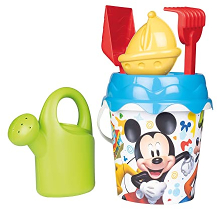 Smoby - Mickey - Seau de Plage Garni - Arrosoir + Moule à Sable - Dès 18 Mois - 862130