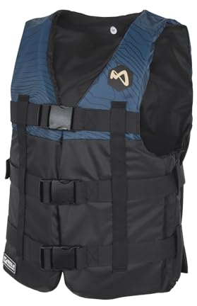 Mesle Schwimmweste H210, 2XS-4XL, Schwimmhilfe für Erwachsene & Kinder, Leichte 50N Auftriebsweste Herren & Damen, Prallschutzweste für Jetski, SUP, Wasserski, Kajak, Wakeboard