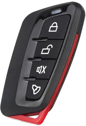 LYEAA Duplicatore telecomando 315 MHz/433 MHz Codice di apprendimento wireless Apriporta garage a 4 pulsanti Portachiavi telecomando for cancello porta garage auto (433 MHz)