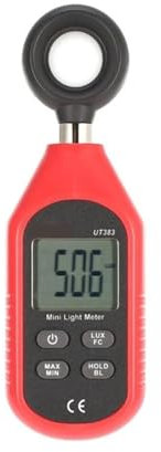Luxmètre numérique UT383 UT383BT ment UT383BT Mini luxmètre Bluetooth Équipement de test environnemental Illuminomètre portatif(UT383)