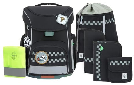 LÄSSIG Unique School Set Slim 7-teilig Black