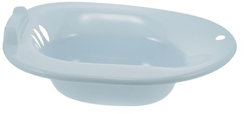 OATIPHO Plastic Sitz Bath Pan for Postpartum Care and Treatment, Easy to Clean with Non-Slip Design, Suitable for Pregnant Women and Elderly, Blue Sitz Basin for Intimate Washing