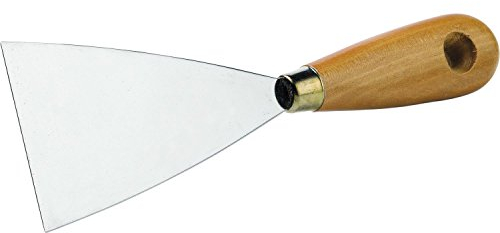 Espátula de pintor con mango de madera ovalado, ancho 80 mm, 1 pieza, 50036